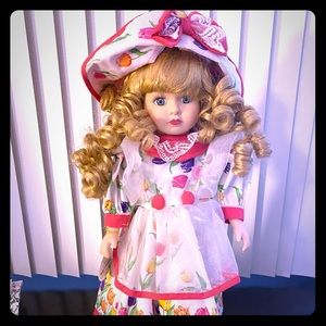 Vintage Collectible Porcelain Doll